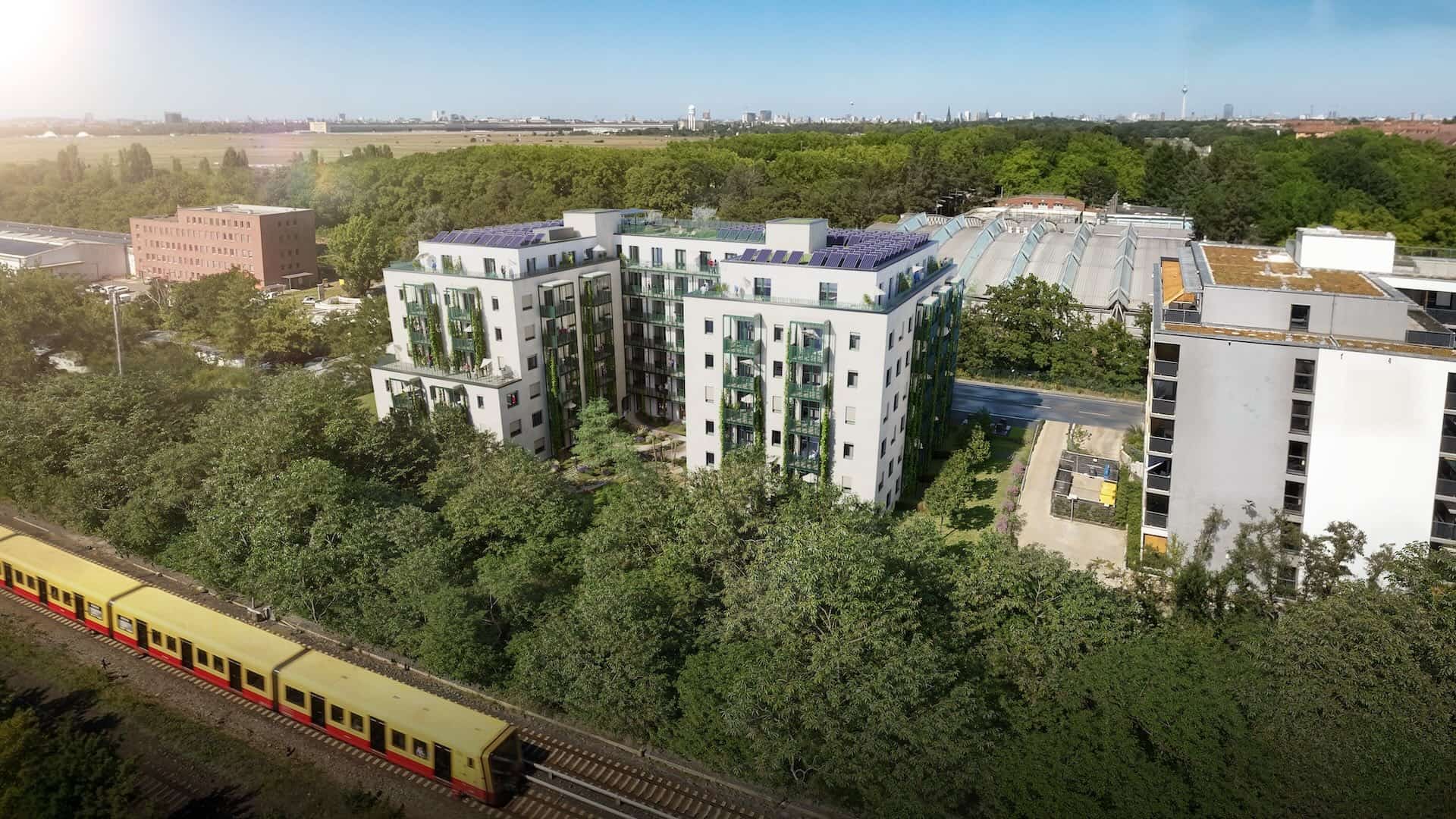 Architekturvisualisierung Luftaufnahme