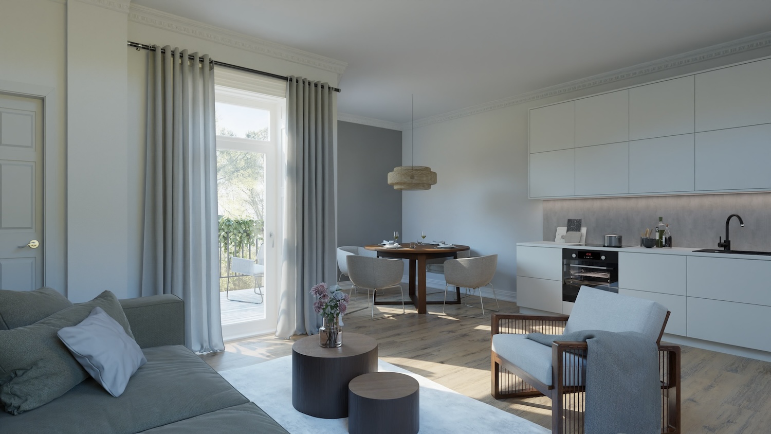 Altbau Bruckdorfer Straße 3D Visualisierung
