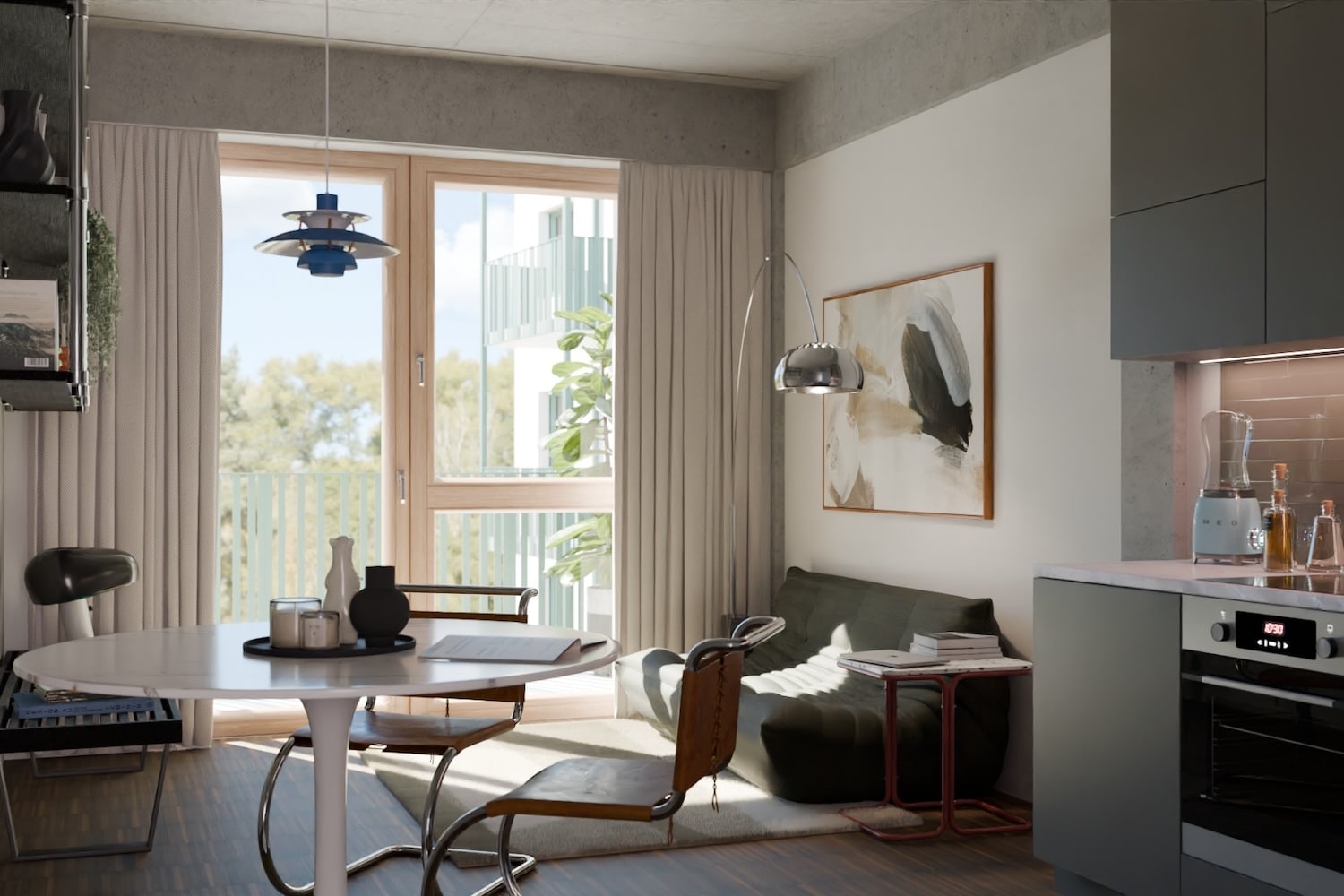 Wohnung Flur Visualisierung