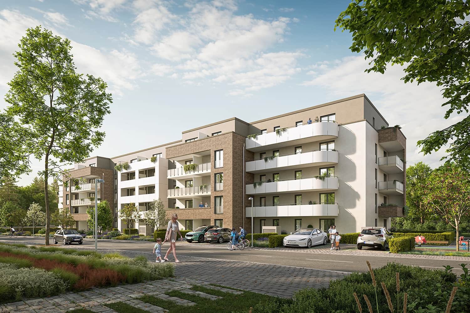 Real estate visualization Munich exterior