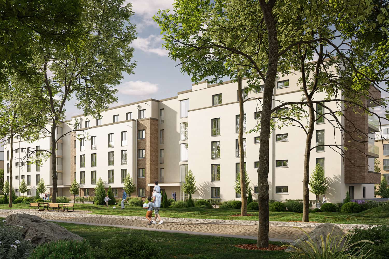 Real estate visualization Dusseldorf exterior